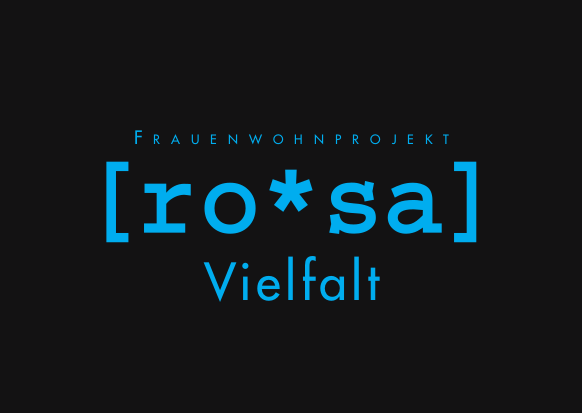 Frauen*wohnprojekt [ro*sa] Vielfalt Logo
